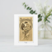 Alphonse Mucha #161 - Fine Art Postcard Postkarte (Stehend Vorderseite)