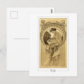 Alphonse Mucha #161 - Fine Art Postcard Postkarte (Vorne/Hinten)