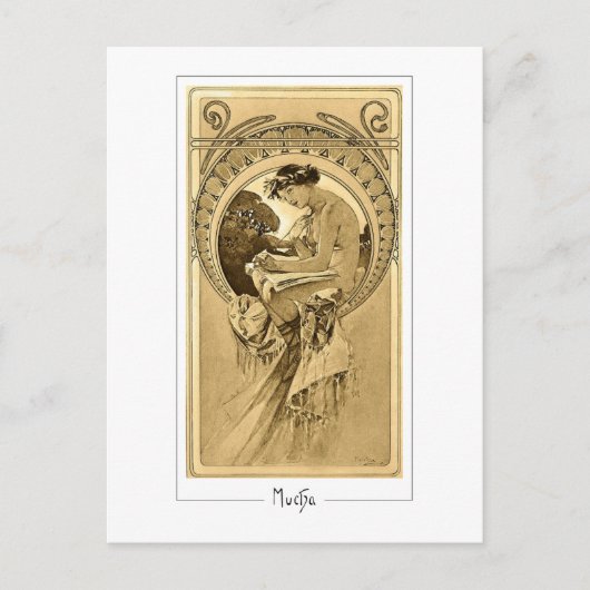 Alphonse Mucha #161 - Kunstpostkarte Postkarte (Vorderseite)