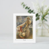 Alphonse Mucha #165 - Fine Art Postcard Postkarte (Stehend Vorderseite)