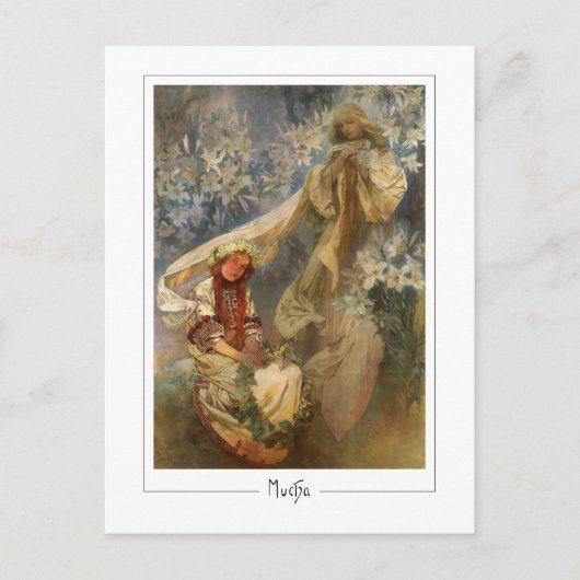 Alphonse Mucha #165 - Fine Art Postcard Postkarte (Vorderseite)