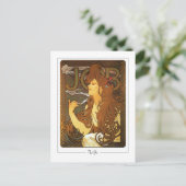 Alphonse Mucha #170 - Fine Art Postcard Postkarte (Stehend Vorderseite)