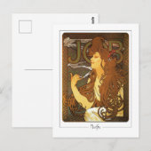 Alphonse Mucha #170 - Fine Art Postcard Postkarte (Vorne/Hinten)