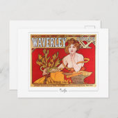 Alphonse Mucha #186 - Fine Art Postcard Postkarte (Vorne/Hinten)