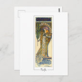 Alphonse Mucha #198 - Fine Art Postcard Postkarte (Vorne/Hinten)