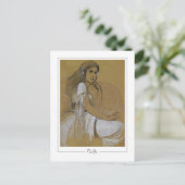 Alphonse Mucha #1 - Kunstpostkarte Postkarte (Stehend Vorderseite)