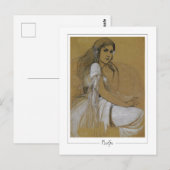 Alphonse Mucha #1 - Kunstpostkarte Postkarte (Vorne/Hinten)