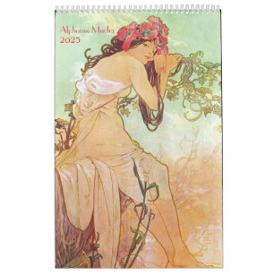 Alphonse Mucha 2025 Kalender