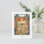 Alphonse Mucha #214 - Fine Art Postcard Postkarte (Stehend Vorderseite)