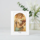 Alphonse Mucha #220 - Fine Art Postcard Postkarte (Stehend Vorderseite)