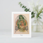 Alphonse Mucha #232 - Fine Art Postcard Postkarte (Stehend Vorderseite)