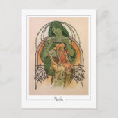 Alphonse Mucha #232 - Fine Art Postcard Postkarte (Vorderseite)