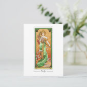 Alphonse Mucha #247 - Fine Art Postcard Postkarte (Stehend Vorderseite)