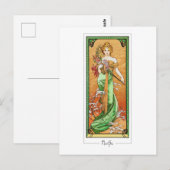 Alphonse Mucha #247 - Fine Art Postcard Postkarte (Vorne/Hinten)