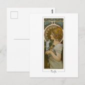 Alphonse Mucha #260 - Fine Art Postcard Postkarte (Vorne/Hinten)