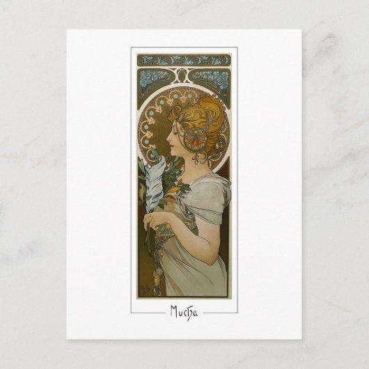 Alphonse Mucha #260 - Fine Art Postcard Postkarte (Vorderseite)