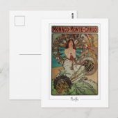 Alphonse Mucha #262 - Fine Art Postcard Postkarte (Vorne/Hinten)