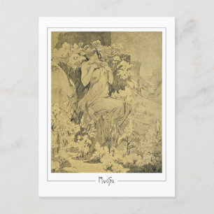 Alphonse Mucha #285 - Fine Art Postcard Postkarte
