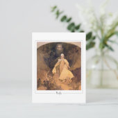 Alphonse Mucha #328 - Fine Art Postcard Postkarte (Stehend Vorderseite)
