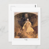 Alphonse Mucha #328 - Fine Art Postcard Postkarte (Vorne/Hinten)