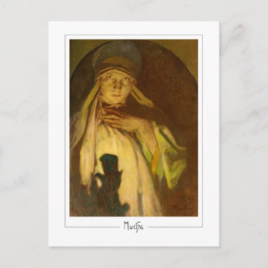 Alphonse Mucha #334 - Fine Art Postcard Postkarte (Vorderseite)