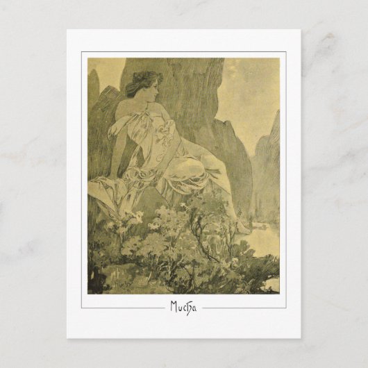 Alphonse Mucha #335 - Fine Art Postcard Postkarte (Vorderseite)