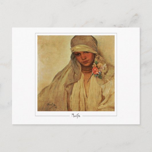 Alphonse Mucha #343 - Fine Art Postcard Postkarte (Vorderseite)