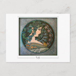 Alphonse Mucha #370 - Fine Art Postcard Postkarte