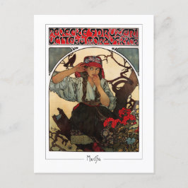 Alphonse Mucha #374 - Fine Art Postcard Postkarte
