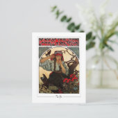 Alphonse Mucha #374 - Fine Art Postcard Postkarte (Stehend Vorderseite)