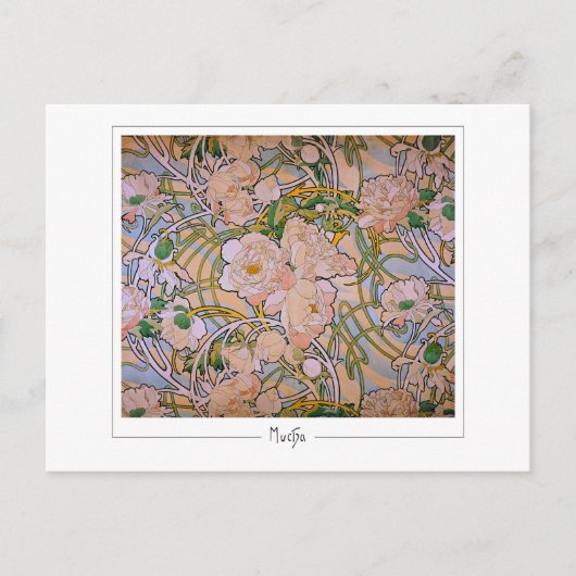 Alphonse Mucha #3 - Kunsthistorkarte Postkarte (Vorderseite)