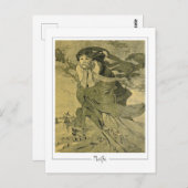Alphonse Mucha #412 - Fine Art Postcard Postkarte (Vorne/Hinten)