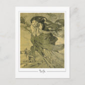 Alphonse Mucha #412 - Fine Art Postcard Postkarte (Vorderseite)