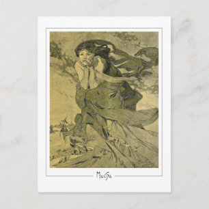 Alphonse Mucha #412 - Fine Art Postcard Postkarte