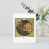 Alphonse Mucha #41 - Fine Art Postcard Postkarte (Stehend Vorderseite)