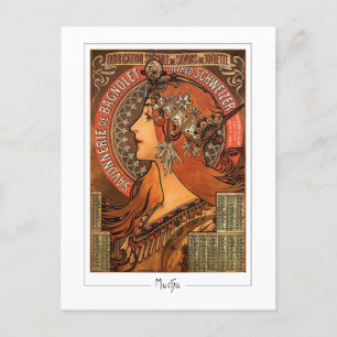 Alphonse Mucha #58 - Fine Art Postcard Postkarte