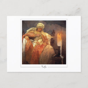 Alphonse Mucha #60 - Fine Art Postcard Postkarte