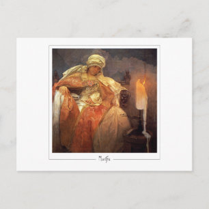 Alphonse Mucha #60 - Fine Art Postcard Postkarte