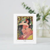 Alphonse Mucha #7 - Kunsthistorkarte Postkarte (Stehend Vorderseite)