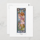 Alphonse Mucha #96 - Fine Art Postcard Postkarte (Vorne/Hinten)