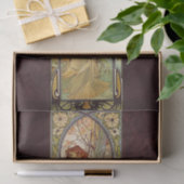 Alphonse Mucha, Abend Contemplation Seidenpapier (Geschenk)