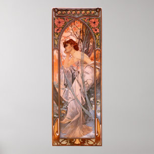 Alphonse Mucha Abend Reverie Poster