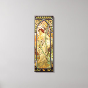 Alphonse Mucha, Abendliche Betrachtung Leinwanddruck