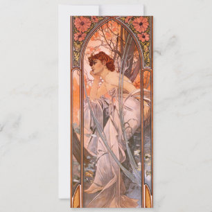Alphonse Mucha Abendliche Träumereien Einladungen