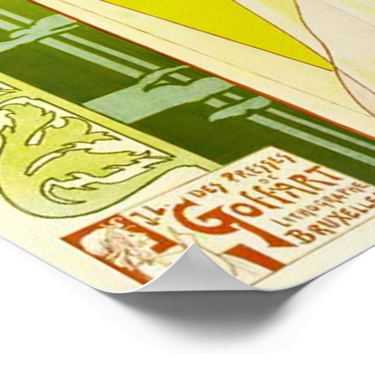 Alphonse Mucha Absinthe Robette Poster (Ecke)