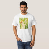 Alphonse Mucha Absinthe Robette T-Shirt (Vorne ganz)