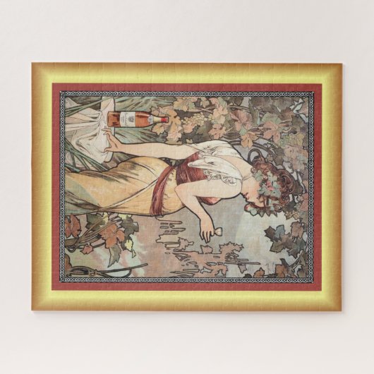 Alphonse Mucha ~ Affiche Cognac ~ Cognac Poster ~ Puzzle (Horizontal)