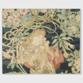 Alphonse Mucha - Alphonse Geschenkpapier (Flach)