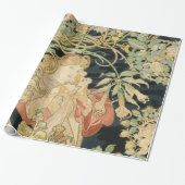 Alphonse Mucha - Alphonse Geschenkpapier (Ungerollt)