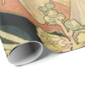 Alphonse Mucha - Alphonse Geschenkpapier (Rolleneckpunkt)